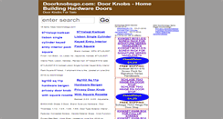 Desktop Screenshot of doorknobsgo.com